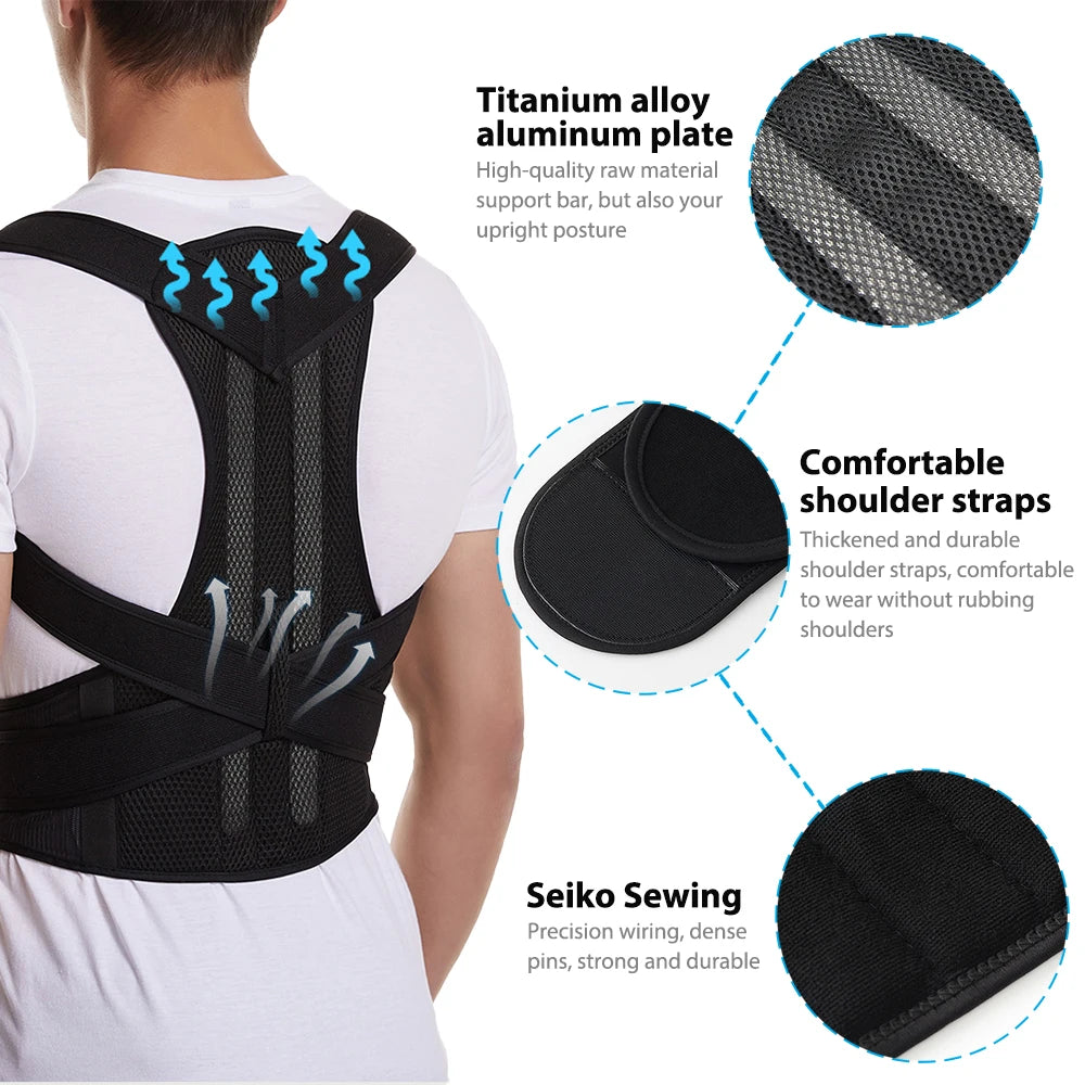 Adjustable Full Back Support Brace