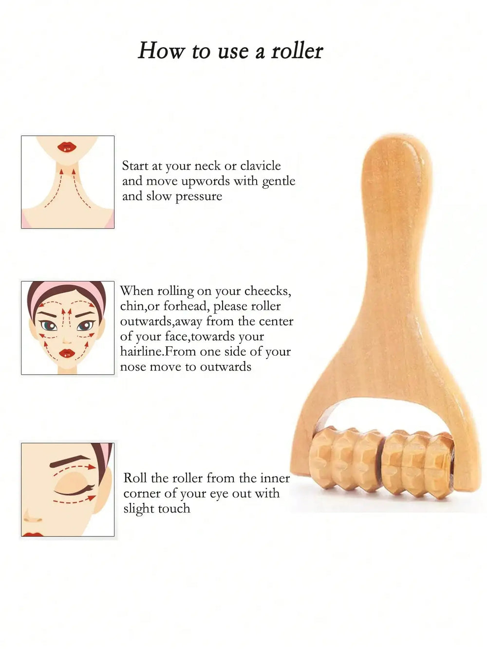 Wooden Massage Roller