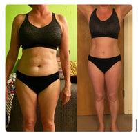 Customer-supplied before and after photo comparison
