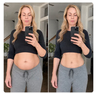 Customer-supplied before and after photo comparison